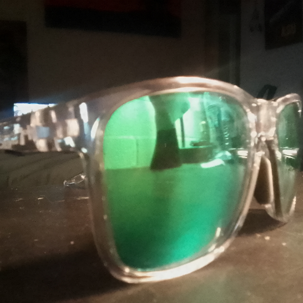 Under Armour Green and Clear Sunglasses
